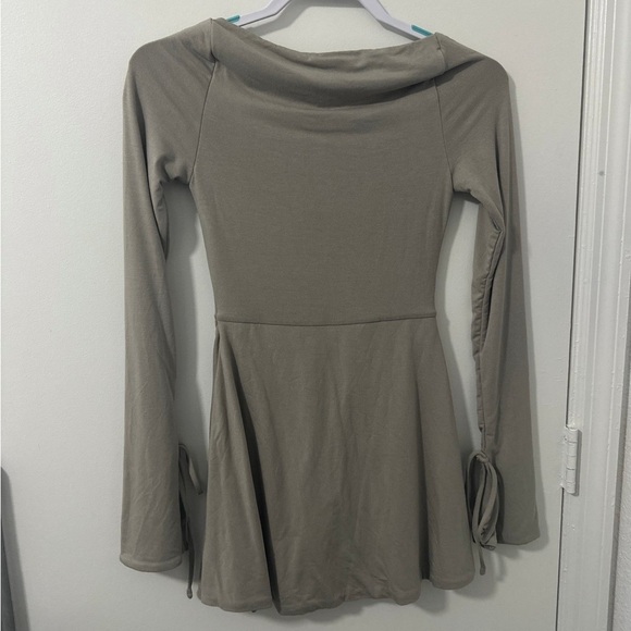 NWT Oh Polly A-Line Mini Dress Grey Size 4 - Picture 4 of 5